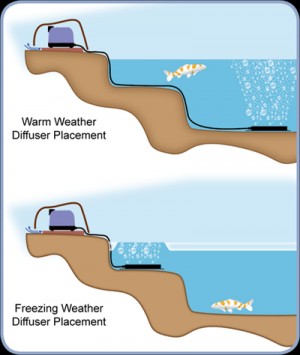 Year Long Aeration for Your Pond